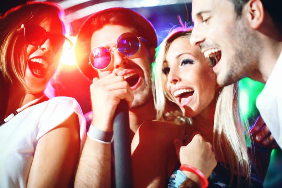 getting the party started with karaoke