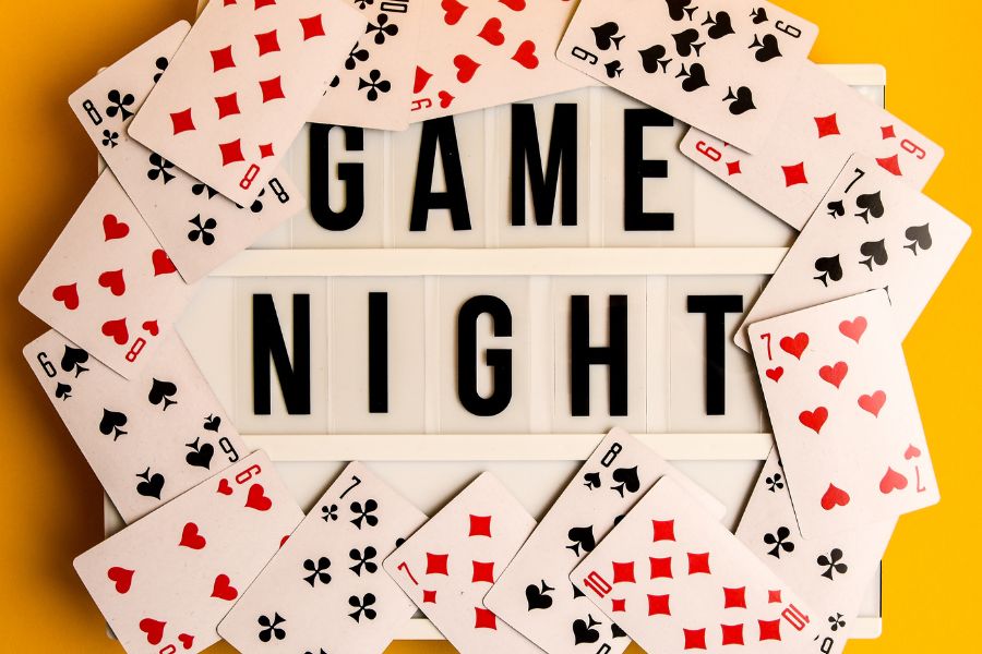 Game night for a 50th birthday party