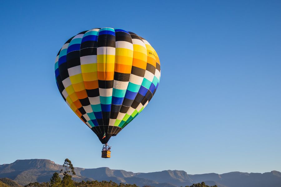Hot air balloon ride for a 60th birthday adventure experience