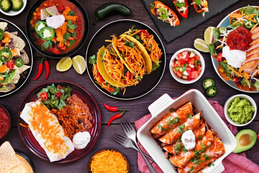 A Mexican fiesta dinner party theme