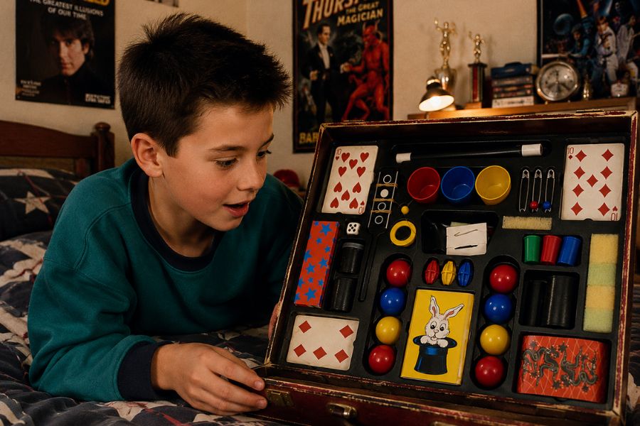 A childhood Paul Daniels magic kit