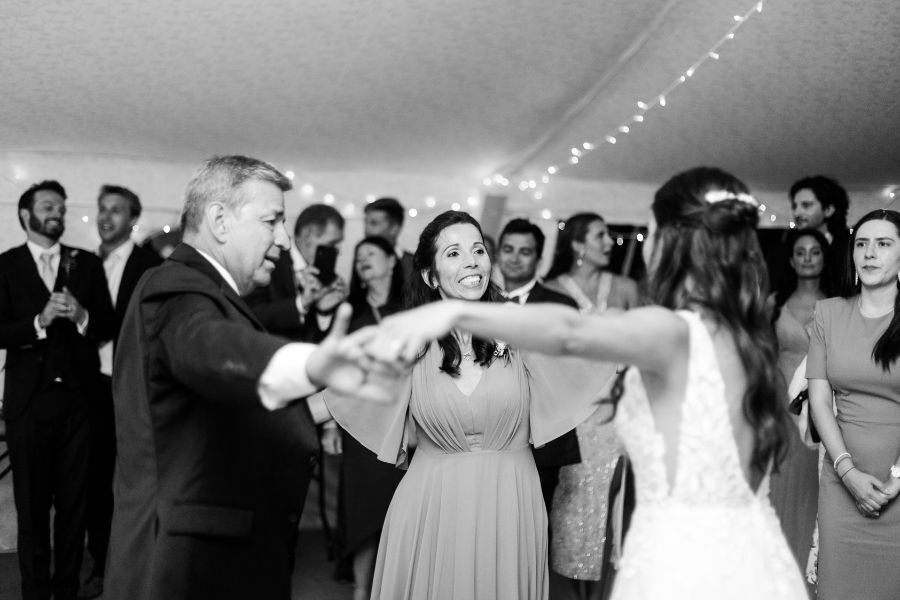 Wedding Games for Guests 28 Wedding guests taking part in an evening dance challenge