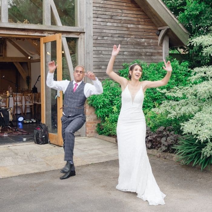 Winner of the wedding dance-off competition