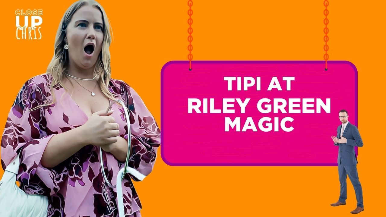 Wedding Magician at Tipis at Riley Green, Manchester