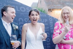Magician Nottingham8 bride laughing