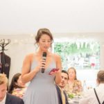 bridesmaids at wedding