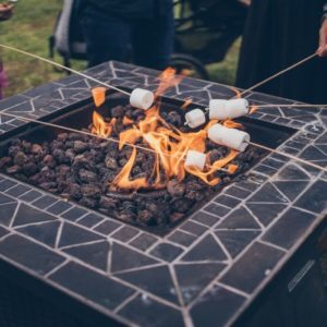 marshmellows at the fire pit