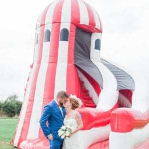 bride & Groom kissing