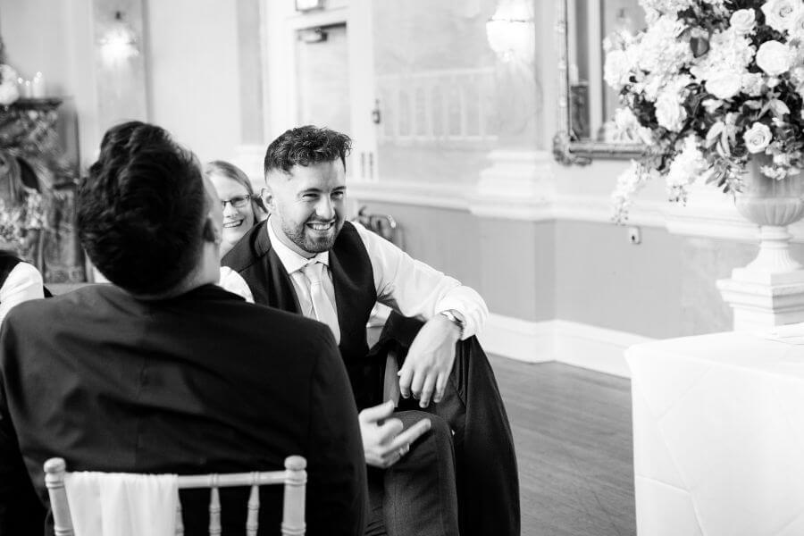 How to play the stand up/sit down wedding game