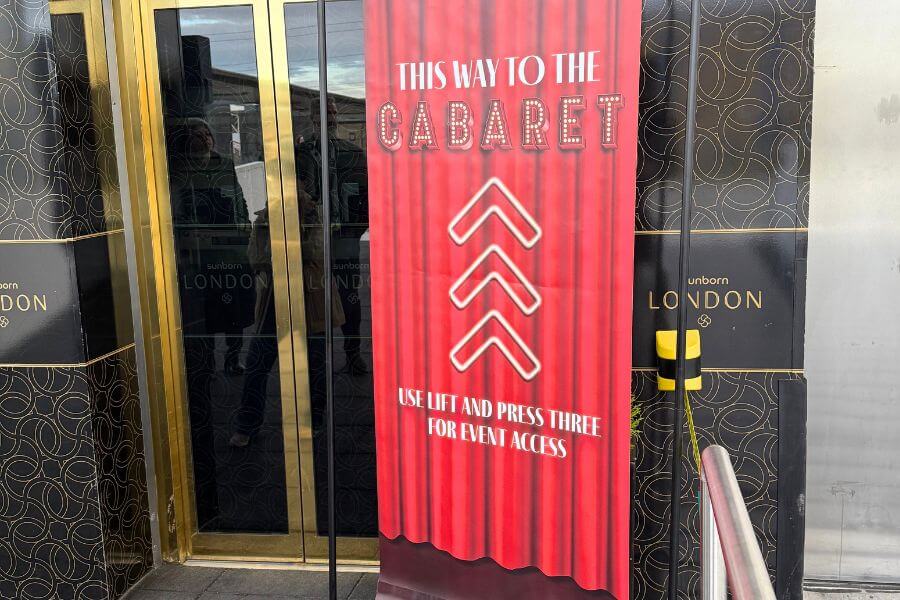 event magician at Sunborn hotel London