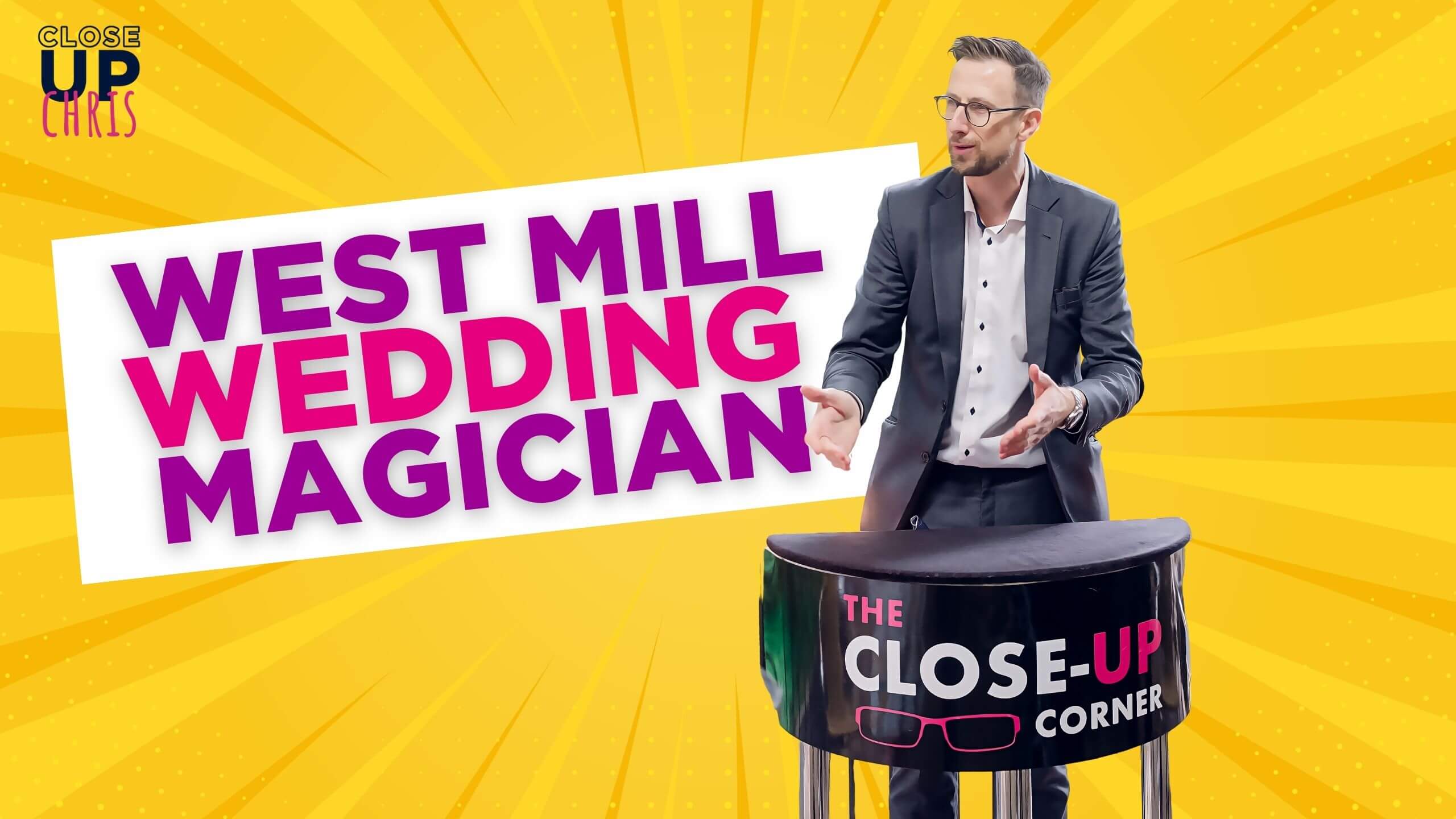 derby wedding magician