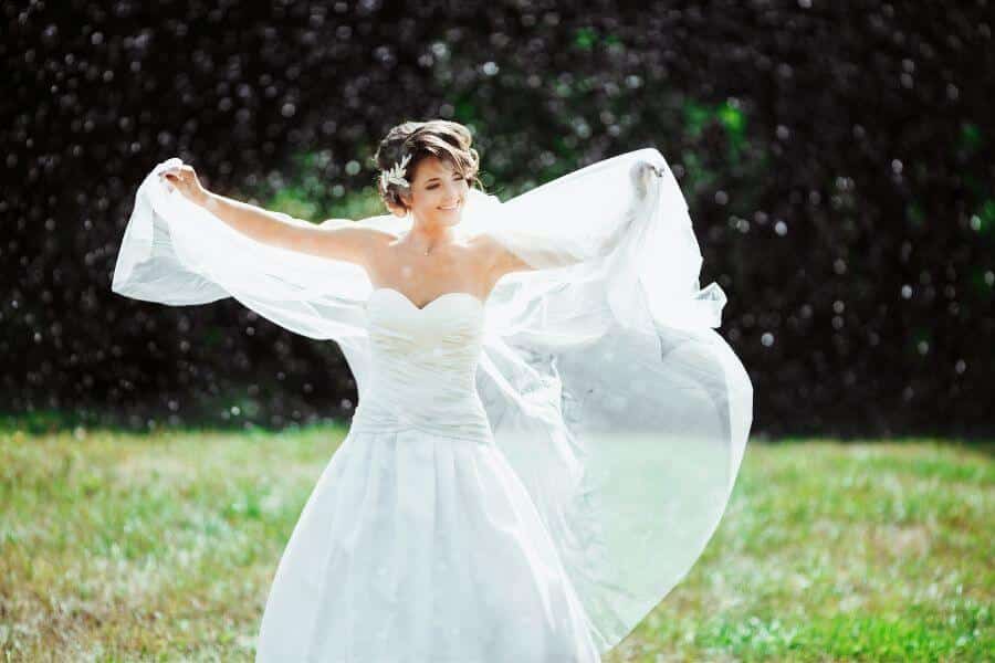 what to do if it rains on your wedding