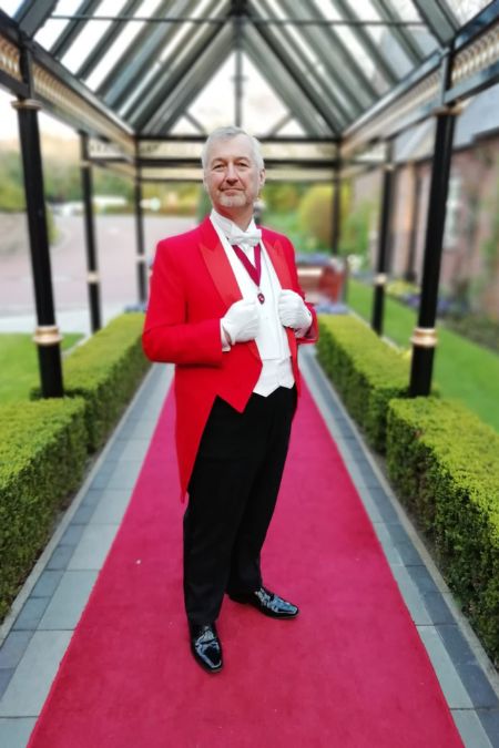 Ian Lloyd, professional wedding toastmaster