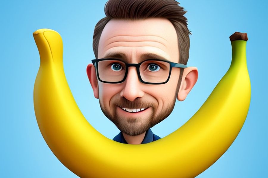 The self-slicing banana trick