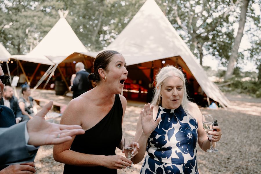 Nordic tipi woodland wedding venue at Umberslade Adventure in Warwickshire