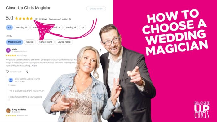 How to Choose a Wedding Magician