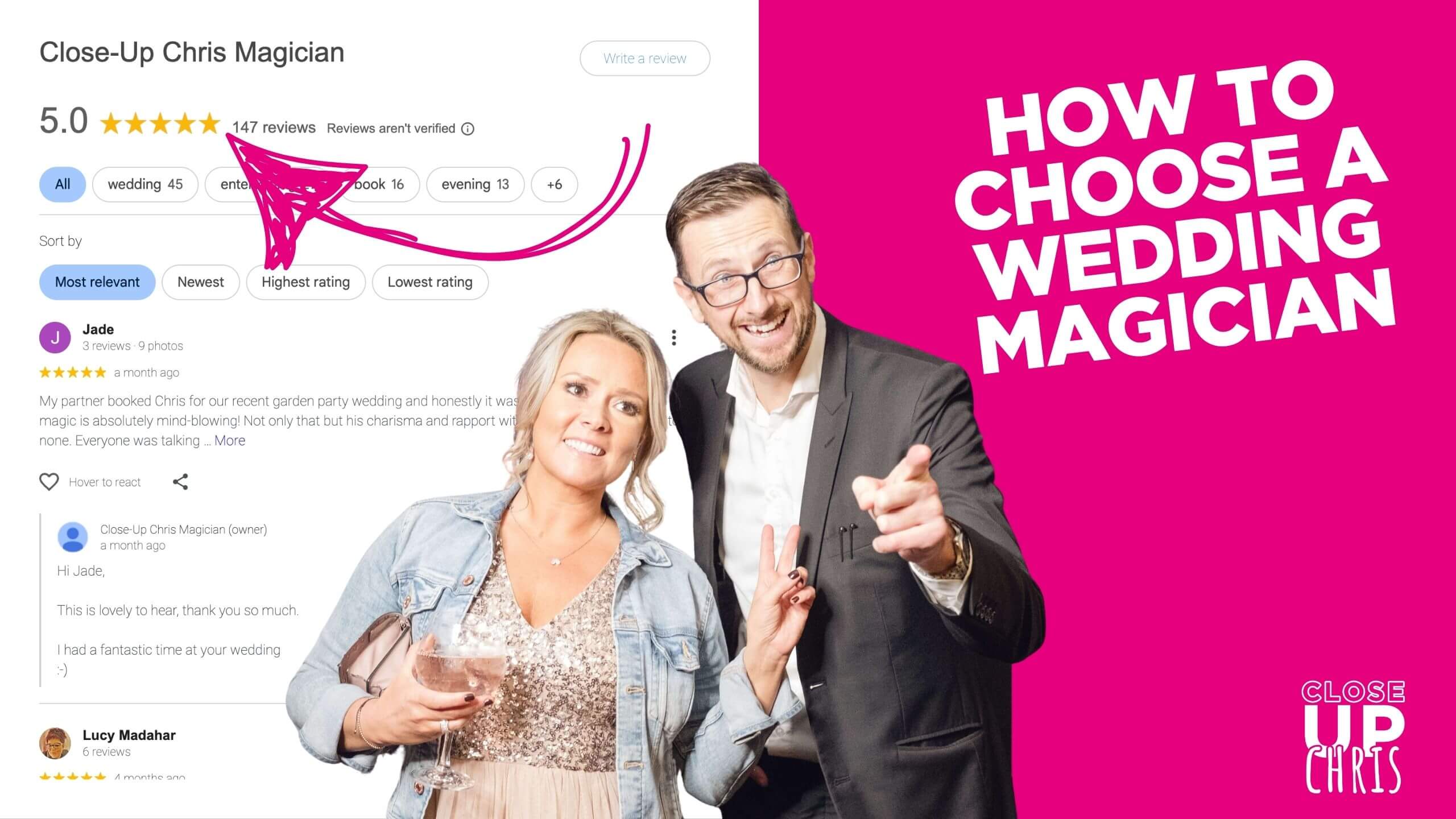 How to Choose a Wedding Magician